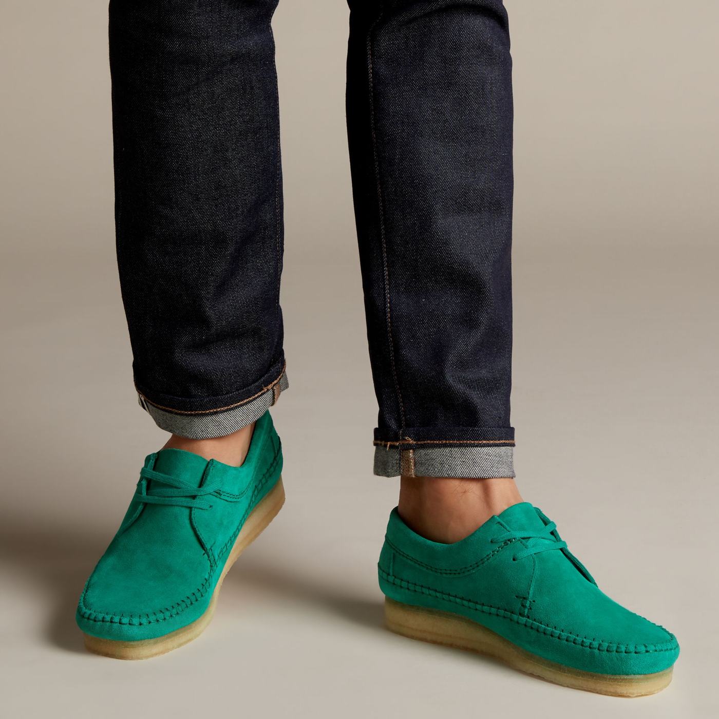 Clarks hotsell weaver emerald